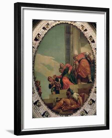 Esther Conducted to Ahasuerus-Paolo Veronese-Framed Giclee Print