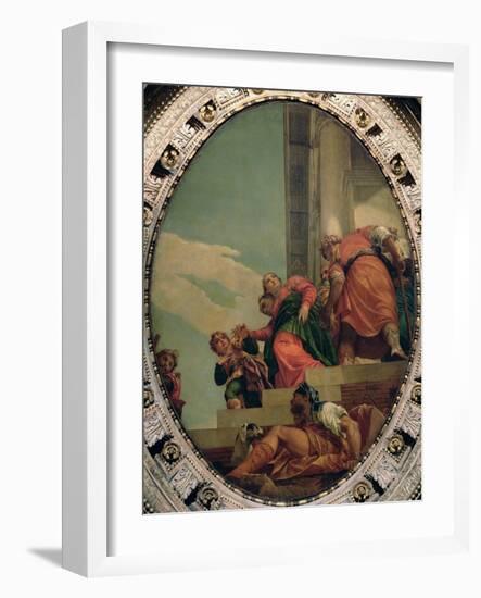 Esther Conducted to Ahasuerus-Paolo Veronese-Framed Giclee Print