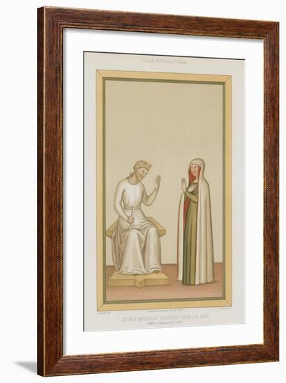 Esther Pleading with Ahasuerus for the Jews-null-Framed Giclee Print