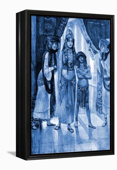 Esther presented to Ahasuerus by Tissot - Bible-James Jacques Joseph Tissot-Framed Premier Image Canvas