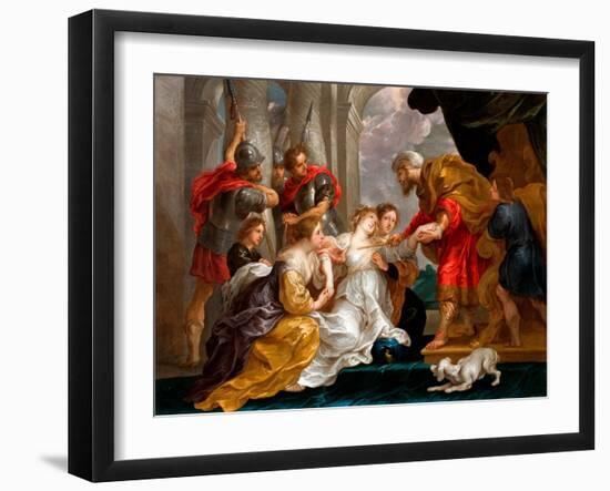 Esther Presents Herself at the Palace-Willem Van The Elder Herp-Framed Giclee Print