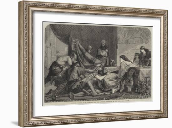 Esther's Banquet-Edward Armitage-Framed Giclee Print