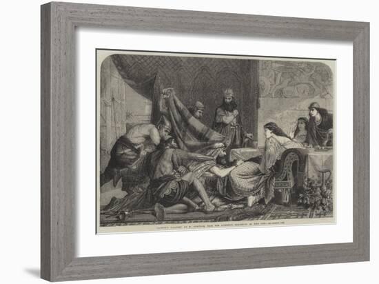 Esther's Banquet-Edward Armitage-Framed Giclee Print