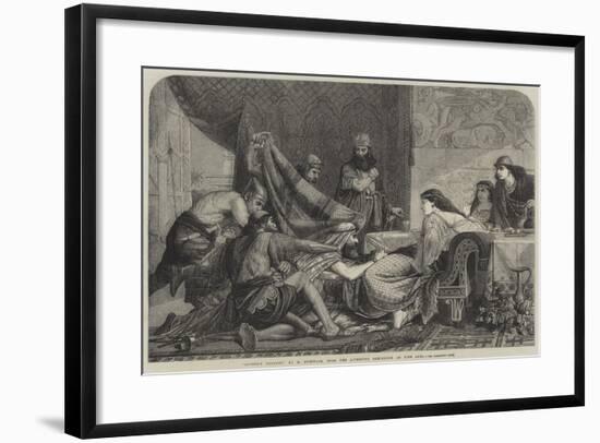 Esther's Banquet-Edward Armitage-Framed Giclee Print