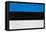 Estonia Flag Design with Wood Patterning - Flags of the World Series-Philippe Hugonnard-Framed Stretched Canvas