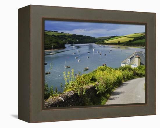 Estuary of the River Avon, Bantham, Bigbury on Sea, Devon, England, United Kingdom, Europe-David Hughes-Framed Premier Image Canvas