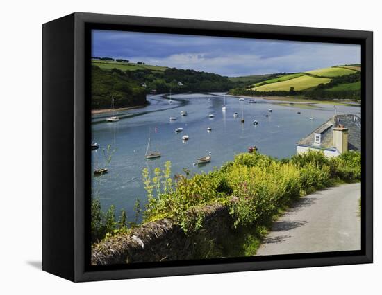 Estuary of the River Avon, Bantham, Bigbury on Sea, Devon, England, United Kingdom, Europe-David Hughes-Framed Premier Image Canvas