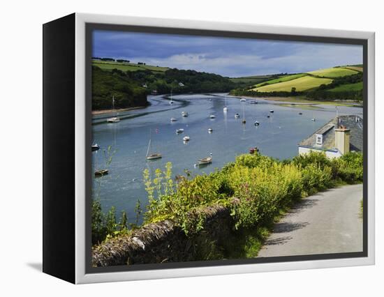 Estuary of the River Avon, Bantham, Bigbury on Sea, Devon, England, United Kingdom, Europe-David Hughes-Framed Premier Image Canvas
