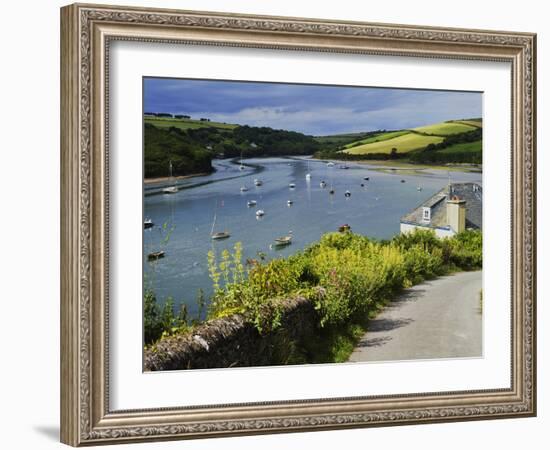 Estuary of the River Avon, Bantham, Bigbury on Sea, Devon, England, United Kingdom, Europe-David Hughes-Framed Photographic Print