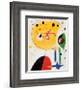 Et Fixe Les Cheveux d'une Etoile-Joan Miro-Framed Art Print
