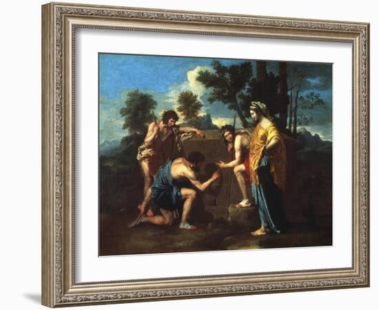 Et in Arcadia Ego, C1650-Nicolas Poussin-Framed Giclee Print