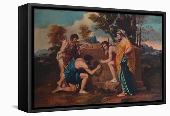 'Et in Arcadia ego (Les bergers d'Arcadie or The Arcadian Shepherds)', 1637-1638, (1911)-Nicolas Poussin-Framed Premier Image Canvas