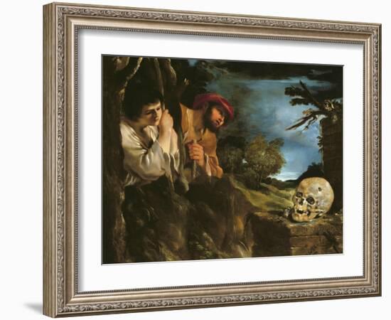Et in Arcadia Ego-Guercino (Giovanni Francesco Barbieri)-Framed Giclee Print