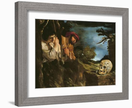 Et in Arcadia Ego-Guercino (Giovanni Francesco Barbieri)-Framed Giclee Print