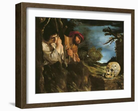 Et in Arcadia Ego-Guercino (Giovanni Francesco Barbieri)-Framed Giclee Print