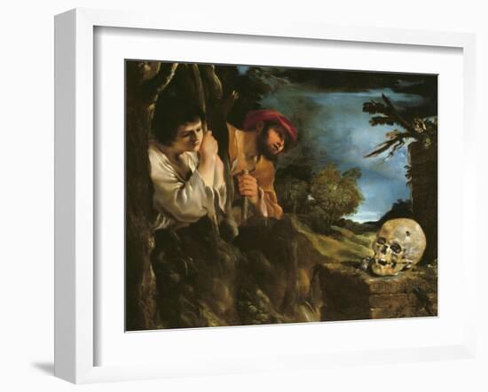 Et in Arcadia Ego-Guercino (Giovanni Francesco Barbieri)-Framed Giclee Print