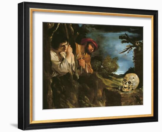 Et in Arcadia Ego-Guercino (Giovanni Francesco Barbieri)-Framed Giclee Print