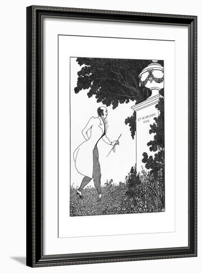 Et in Arcadio Ego, Illustration from 'The Savoy', 1896-Aubrey Beardsley-Framed Giclee Print