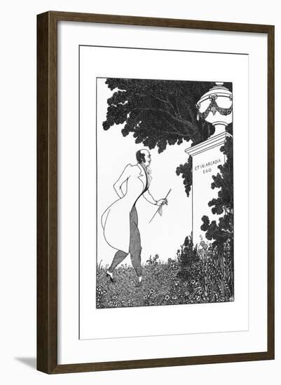 Et in Arcadio Ego, Illustration from 'The Savoy', 1896-Aubrey Beardsley-Framed Giclee Print