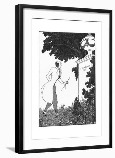 Et in Arcadio Ego, Illustration from 'The Savoy', 1896-Aubrey Beardsley-Framed Giclee Print