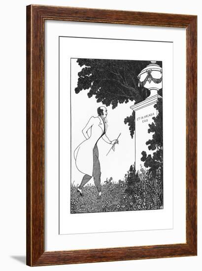 Et in Arcadio Ego, Illustration from 'The Savoy', 1896-Aubrey Beardsley-Framed Giclee Print