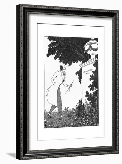 Et in Arcadio Ego, Illustration from 'The Savoy', 1896-Aubrey Beardsley-Framed Giclee Print