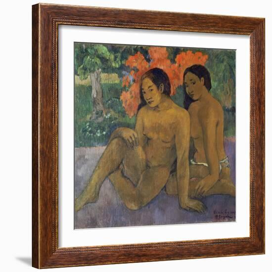 Et L`Or De Leur Corps 1901-Paul Gauguin-Framed Giclee Print