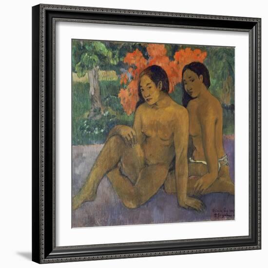 Et L`Or De Leur Corps 1901-Paul Gauguin-Framed Giclee Print