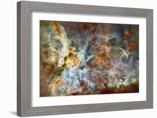 Eta Carinae Nebula, HST Image-null-Framed Photographic Print