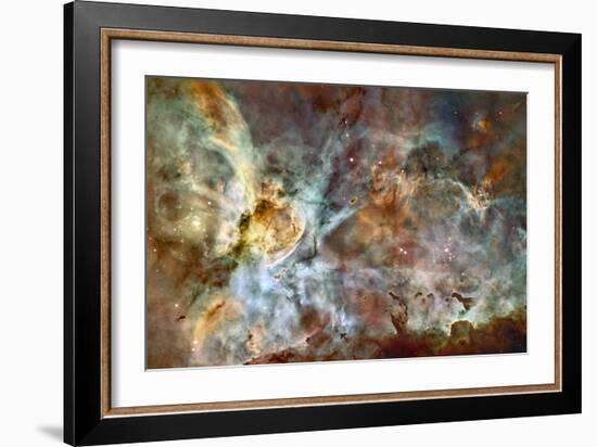 Eta Carinae Nebula, HST Image-null-Framed Photographic Print
