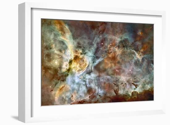 Eta Carinae Nebula, HST Image-null-Framed Photographic Print