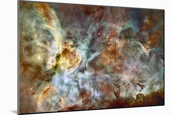 Eta Carinae Nebula, HST Image-null-Mounted Photographic Print