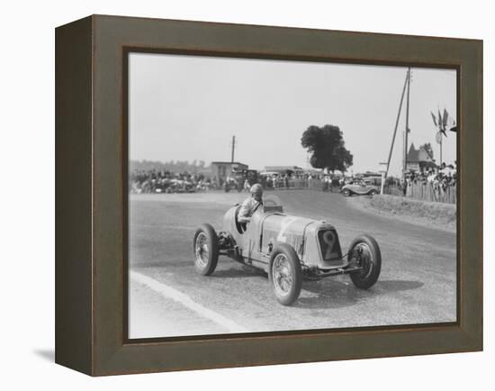 Étancelin in His Maserati at the Dieppe Grand Prix, France, 22 July 1934-null-Framed Premier Image Canvas