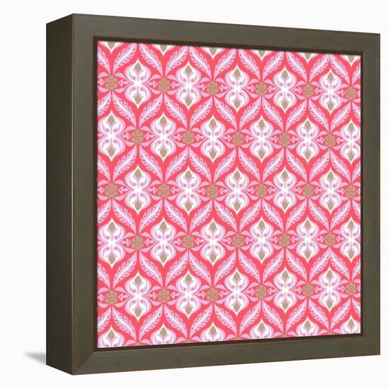 Etched Nouveau-null-Framed Premier Image Canvas