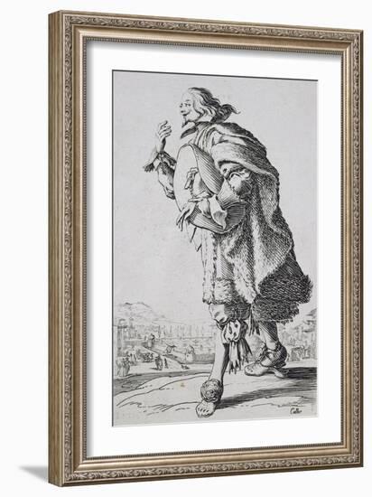 Etching from the Noblesse Series-Jacques Callot-Framed Giclee Print