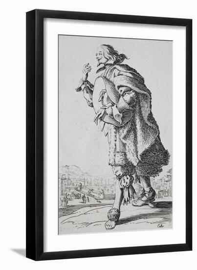 Etching from the Noblesse Series-Jacques Callot-Framed Giclee Print