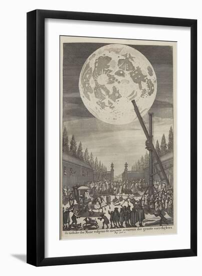 Etching of Lunar Disk-Jan Goeree-Framed Giclee Print