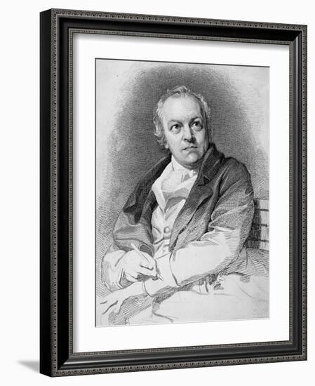 Etching Portraying the Poet and Artist William Blake-null-Framed Photographic Print