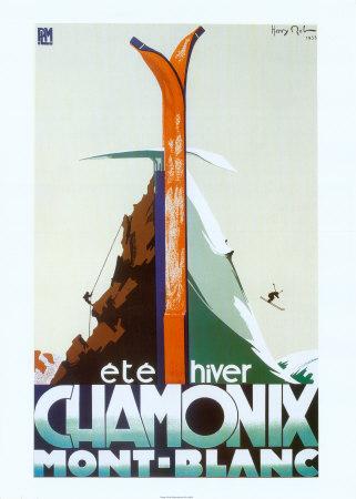Ete Hiver Chamonix Mont Blanc Art Print Henry Reb Art Com