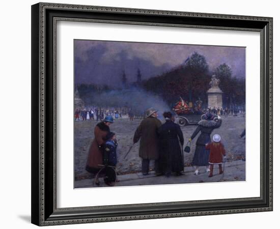 Etendard allemand porté aux Invalides-Jean Béraud-Framed Giclee Print