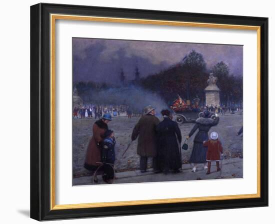 Etendard allemand porté aux Invalides-Jean Béraud-Framed Giclee Print