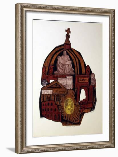 Eternal City II-Clare Romano-Framed Limited Edition