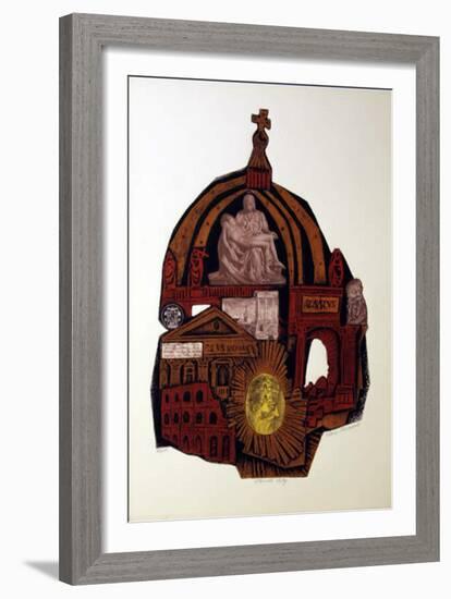 Eternal City II-Clare Romano-Framed Limited Edition