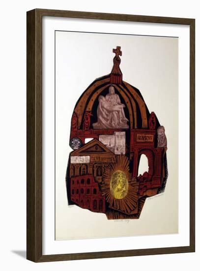 Eternal City II-Clare Romano-Framed Limited Edition