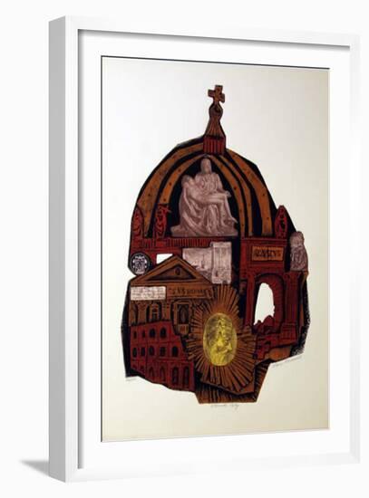 Eternal City II-Clare Romano-Framed Limited Edition