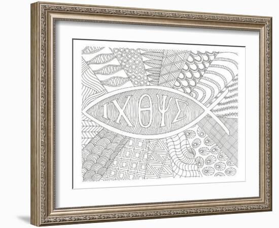 Eternal Fish-Pam Varacek-Framed Art Print