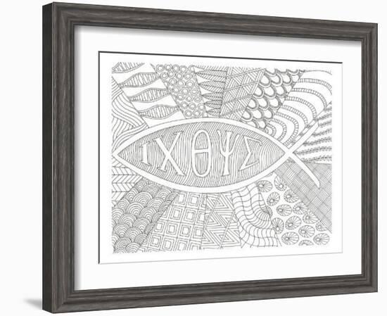 Eternal Fish-Pam Varacek-Framed Art Print