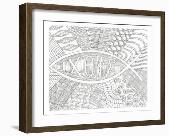 Eternal Fish-Pam Varacek-Framed Art Print