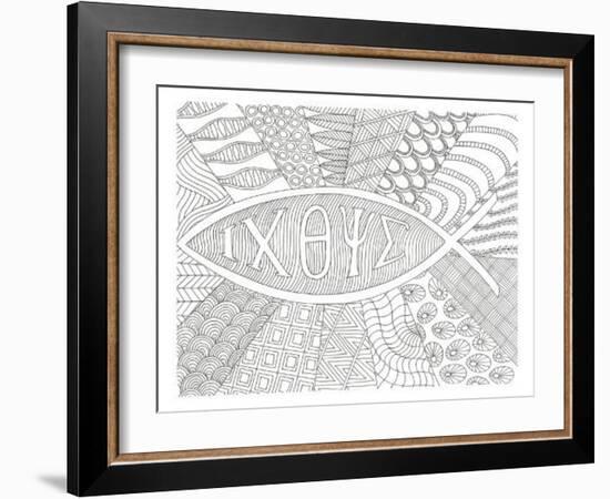 Eternal Fish-Pam Varacek-Framed Art Print