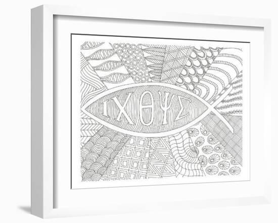 Eternal Fish-Pam Varacek-Framed Art Print